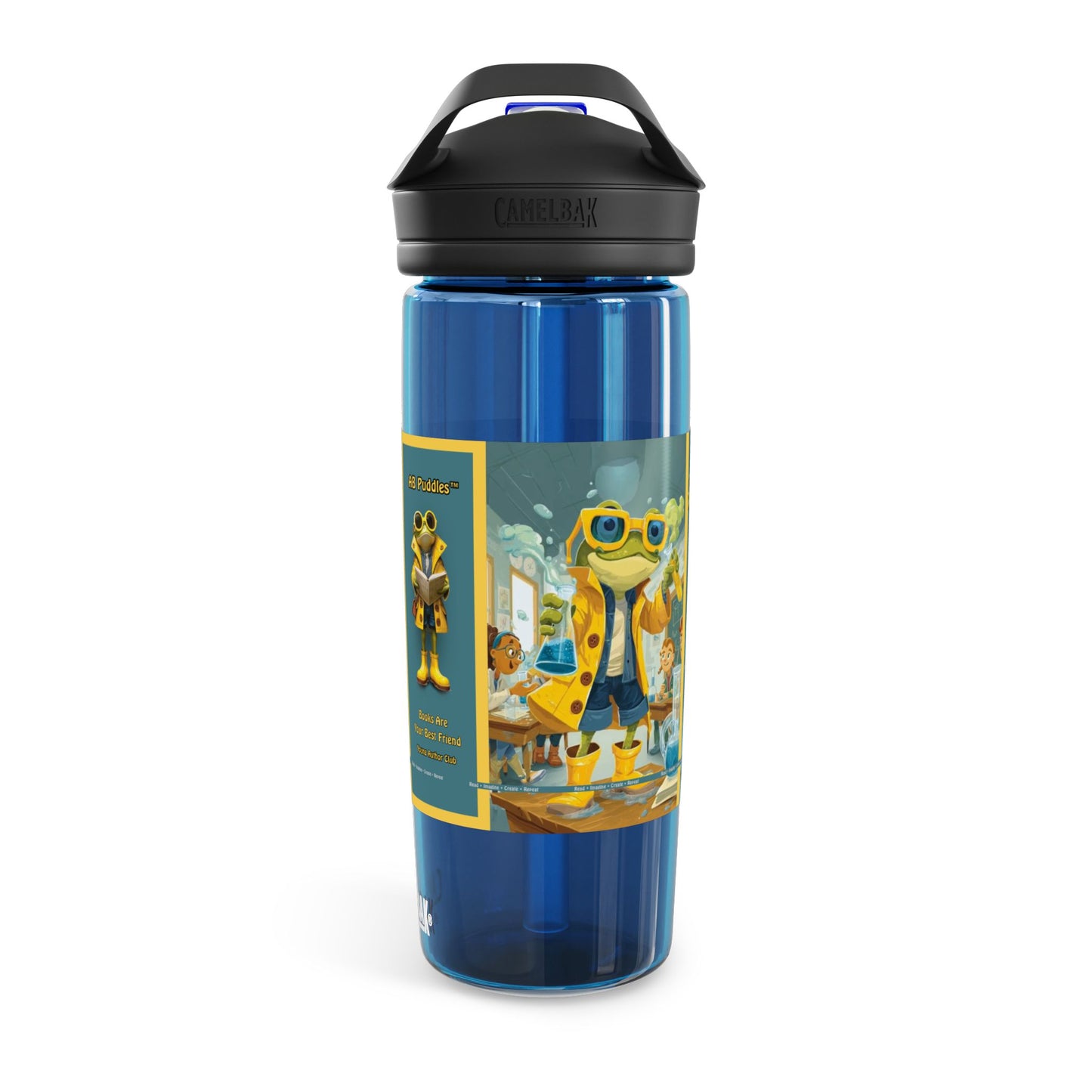 AB Puddles™ Young Author Club Water Bottle – Books Are Your Best Friend