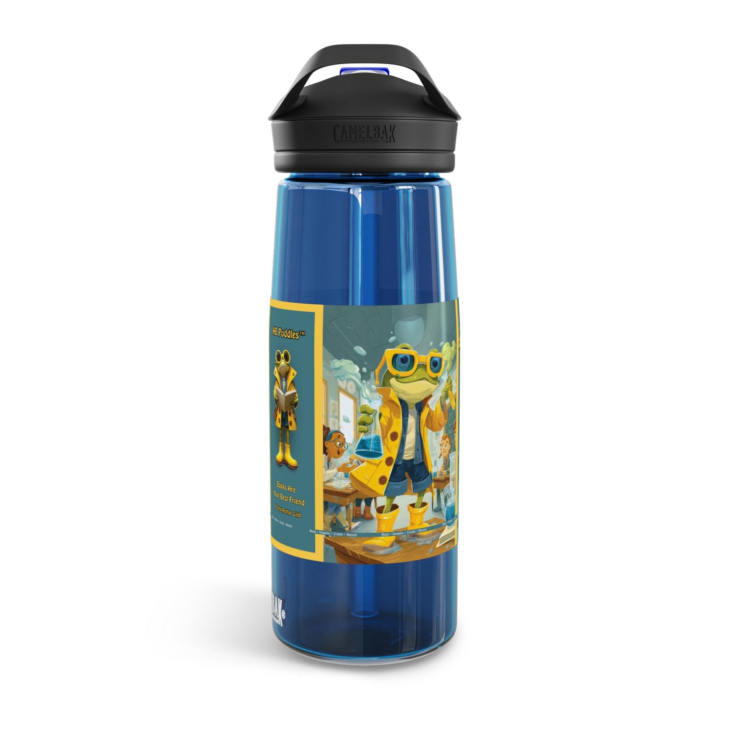 AB Puddles™ Young Author Club Water Bottle – Books Are Your Best Friend