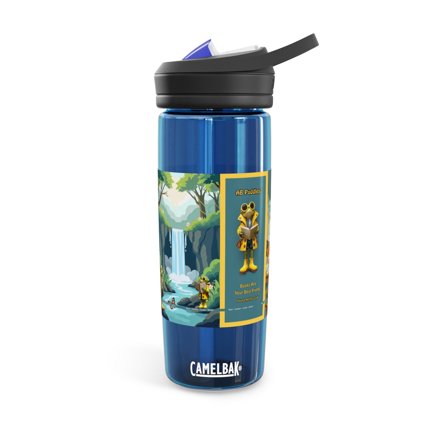AB Puddles™ Young Author Club Water Bottle – Books Are Your Best Friend