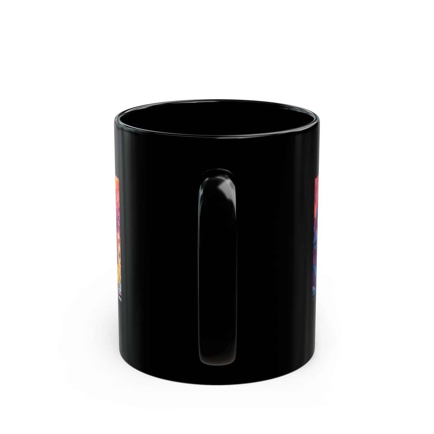 Day Dreaming Art Black Mug – Inspire • Dream • Create Ceramic Coffee Cup