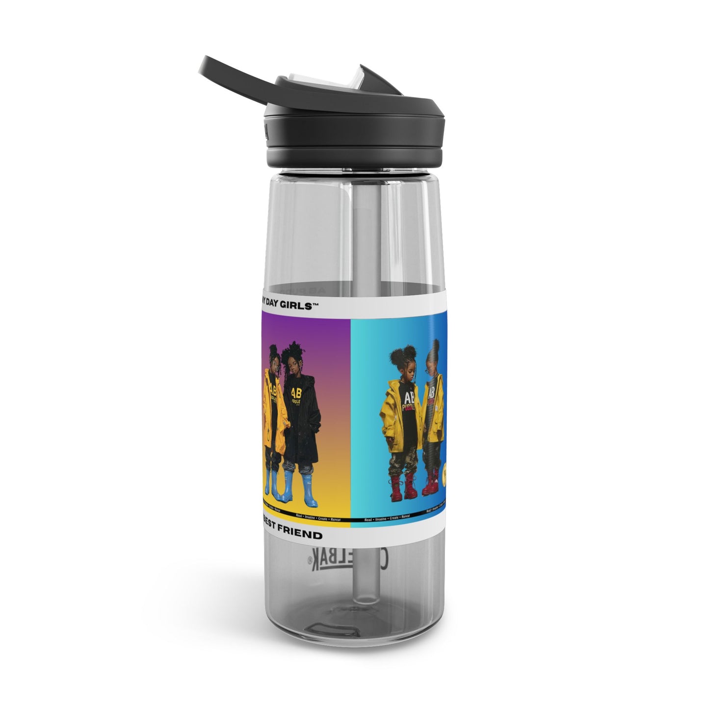 AB Puddles™ Rainy Day Girls™ Water Bottle