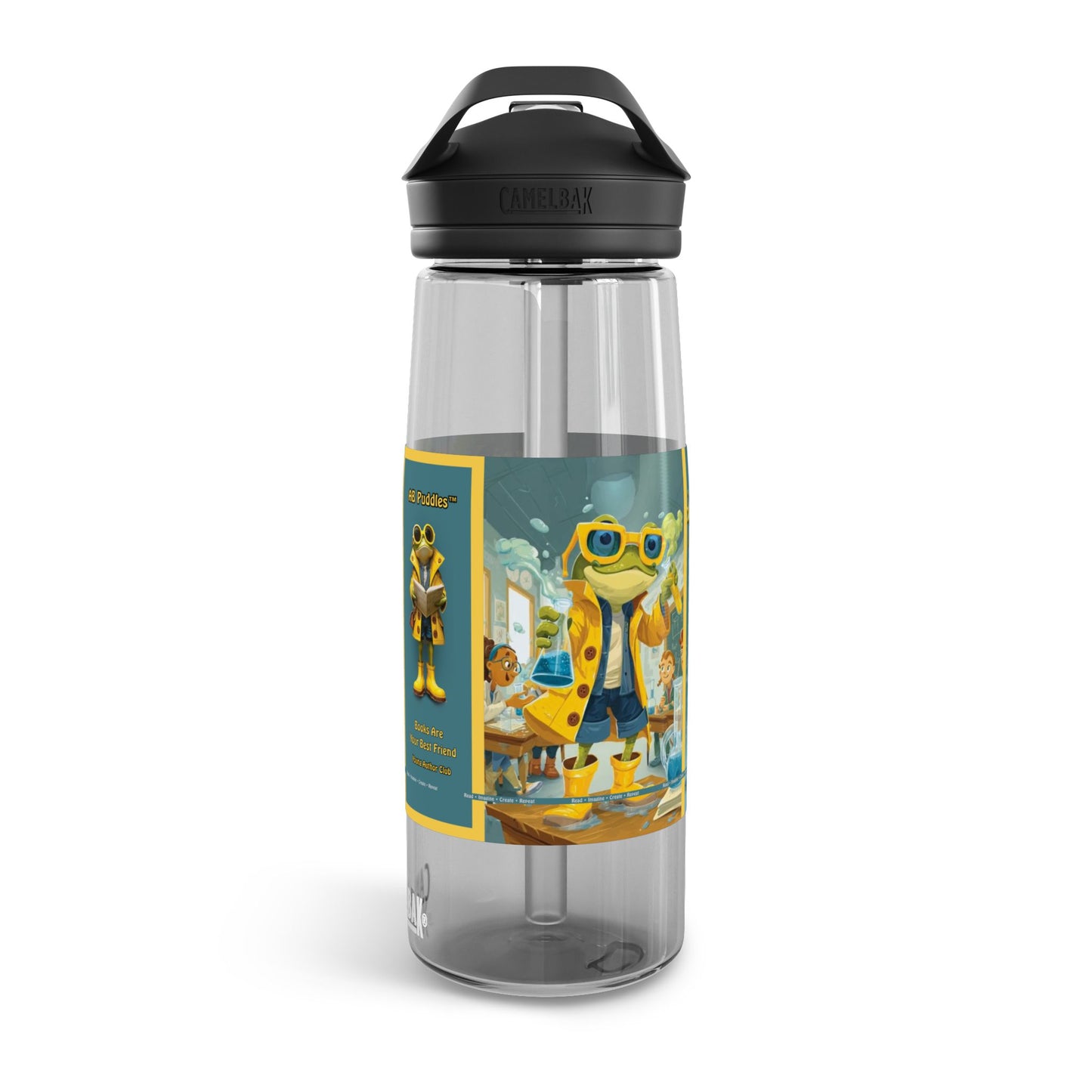 AB Puddles™ Young Author Club Water Bottle – Books Are Your Best Friend