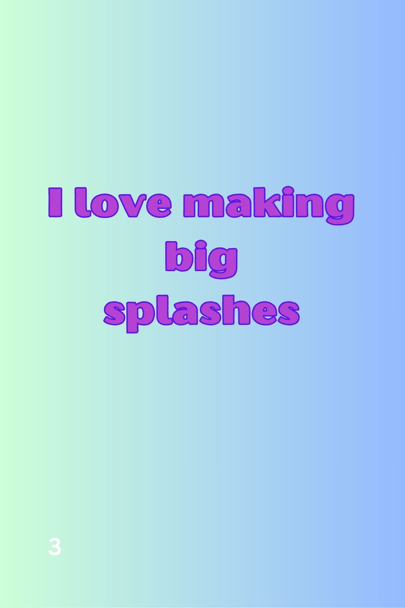 I Really Like Puddles