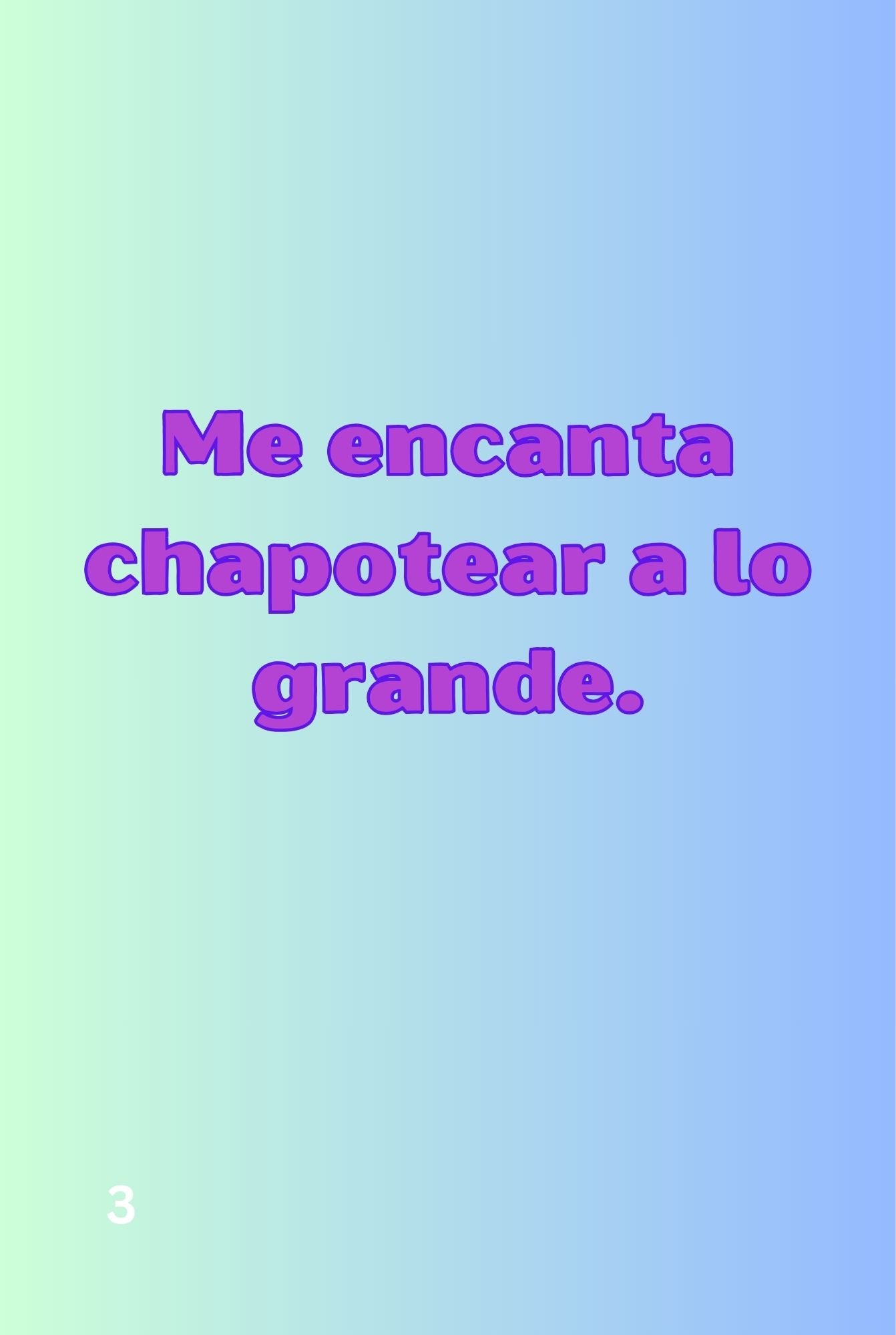¡Me Encantan Los Charcos!